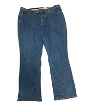 Vintage St Johns Bay Womans Bootcut Secretly Slender Medium Wash Denim Jeans 20W