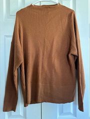 Modern citizen brown ribbed lightweight sweater size Large