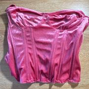 Pretty Little Thing s Velvet Pink Corset