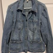 St. John’s bay jean jacket in 1x