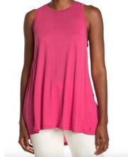 UK XL/US 14 Sweaty Betty Tayberry Pink Easy Peazy Trapeze Tank Top