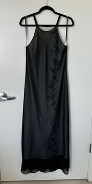 Vintage  Halter Maxi Dress - Size 9/10