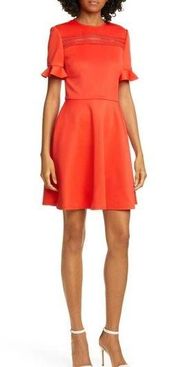 NWT TED BAKER LONDON Lace Inset Skater Dress (4)