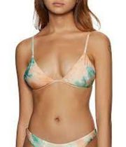 NWT!! Volcom Blurred Lines Triangle Bikini Top Size Medium