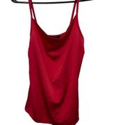 Boohoo fuchsia cowl neck cami size 4