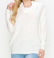 BB Dakota Ivory Cowl Neck Sweater Pullover Size S NWT $98.00