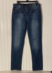 Calvin Klein Womens Blue Skinny Jeans Size 28/6 Ladies Denim Stretch Inseam 33”