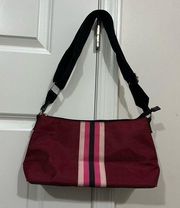 Victoria’s Secret Red Y2K Stripe Purse Handbag