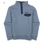 Quilted Snap-T Pullover