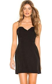 NWT About Us Alessa Mini Dress in Black Size XS