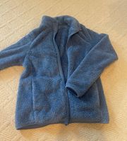 blue Fuzzy Jacket