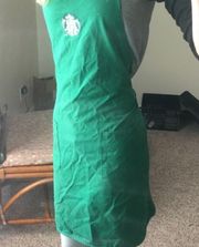 Green Starbucks apron