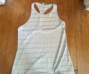 RACERBACK BLUE TANK