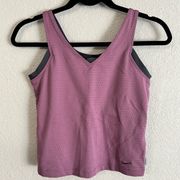 Nike Dri Fit Crop Tank Top V Cut Running Workout size medium