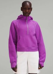 Scuba Oversized Half-Zip Hoodie XS S