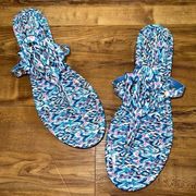 Crown & Ivy Wylie Thong Sandals women's size 9