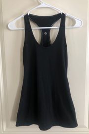 Lululemon Cool Raceback Slim Fit Yoga Tank Top Black Size 4