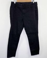 JAG Jeans Black Cotton Blend Stretch Denim Skinny Jeggings Women's Size Large L