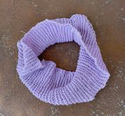 Handmade crochet lilac neck warmer 