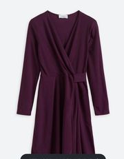 Kaileigh Seanna Faux Wrap Knit Dress