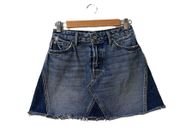 Eva button fly denim skirt size 25