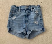 Garage Ripped Jean Shorts