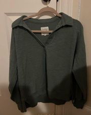 green aeirie sweater