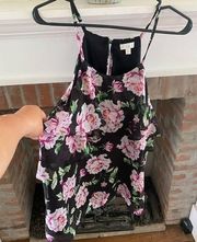 𝅺charming Charlie size XL Bock Floral Print Tank