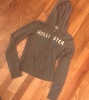 Hollister grey jacket with hood size XS