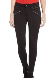 KENNETH COLE Women's Jess Skinny Mid-Rise Slim Fit Jeans Black Size 8