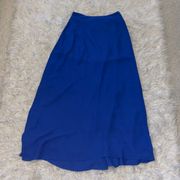 Royal Blue Maxi Skirt