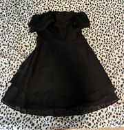 Black Ruffle Dress