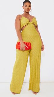 Cut Out Straight Leg Jumpsuit 