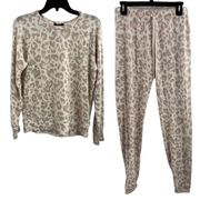 Aqua Animal Print Lounge Set New Size Medium