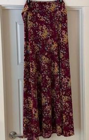 LulaRoe L Maxi Skirt