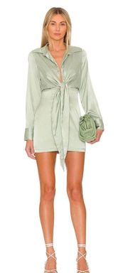 Madelyn Mini Dress in Sage