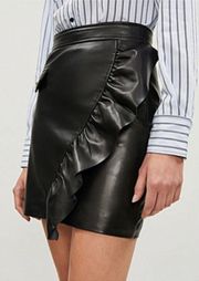 Faux Leather Skirt