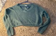 Green Knit Sweater