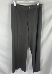 CAbi Women's Wide Leg Trouser Dress Pants Solid Brown Career Style #387 Size 8