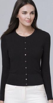 White House Black Market Black Cardigan