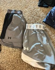 Under Armour 2 Under Armor Athletic Shorts