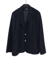 RRRuss American Vintage Union Made Classic Formal Navy Blue Blazer Jacket Medium