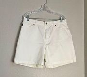 Lauren Ralph Lauren white Jean shorts 14 New