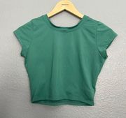 Fit Girl Tee Green