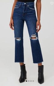 Jeans - Cassi Crop - Super High Rise Straight Crop Denim Size 26 NWT