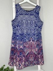 Indulge Sleeveless Dress * Multicolor * 2X