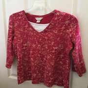 Ladies Christopher and banks tee petite large