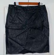 CAbi 509 Fleather Skirt with pockets