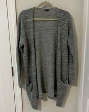 Express multi grey cardigan in size Medium with 2 front pockets