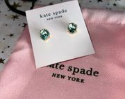 Kate Spade Treasure Trove Gold Stud earrings new with tag